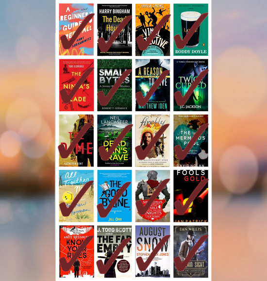 20 Books of Summer '21 Chart August