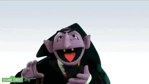 Count Von Count Laughing