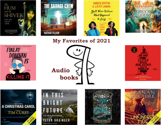 My Favorite Audiobooks of 2021