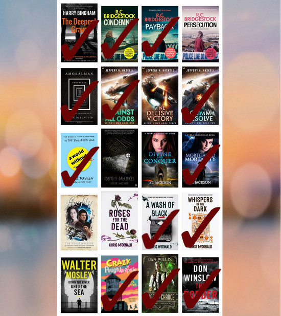 20 Books of Summer '22 Chart