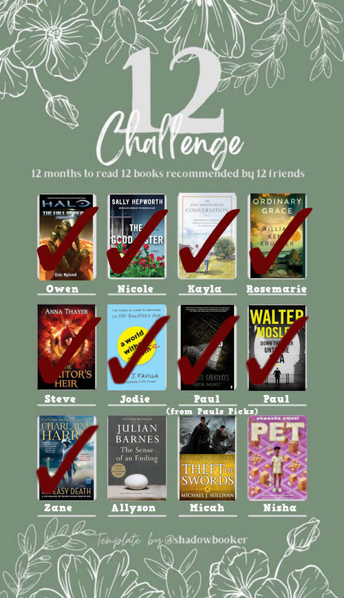 12 Books Challenge Quarter 3