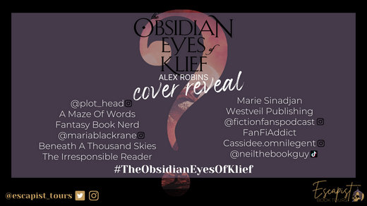 The Obsidian Eyes of Klief Cover Reveal Banner