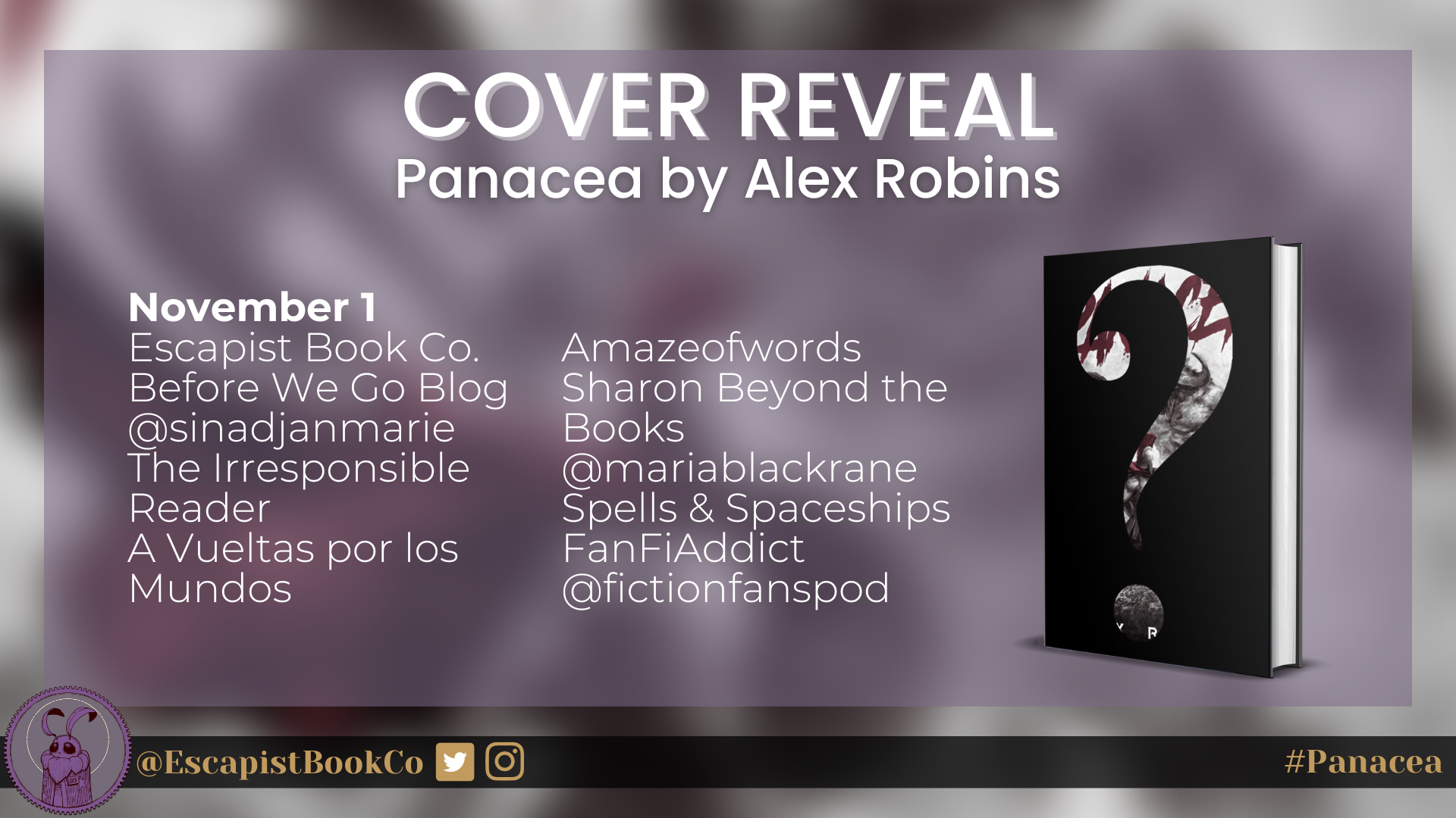 Panacea Cover Reveal Banner