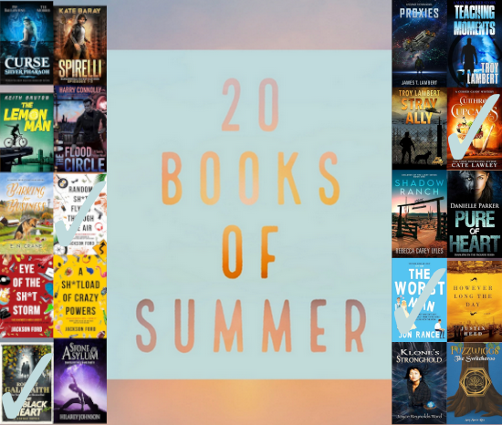 20 Books of Summer '23 June Check In Chart