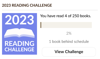 Goodreads Challenge