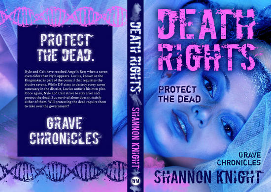 cover wrap for Death Rights by Shannon Knightl