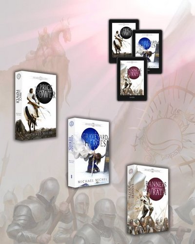 covers for Dreams of Dust and Steel 1-3 by Michael Michel