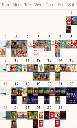 February Reading Calendar
