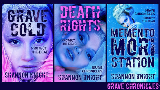 covers for The Grave Chronicles Trilogy by Shannon Knight