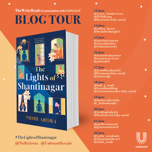 The Lights of Shantinagar by Nidhi Arora Tour Banner