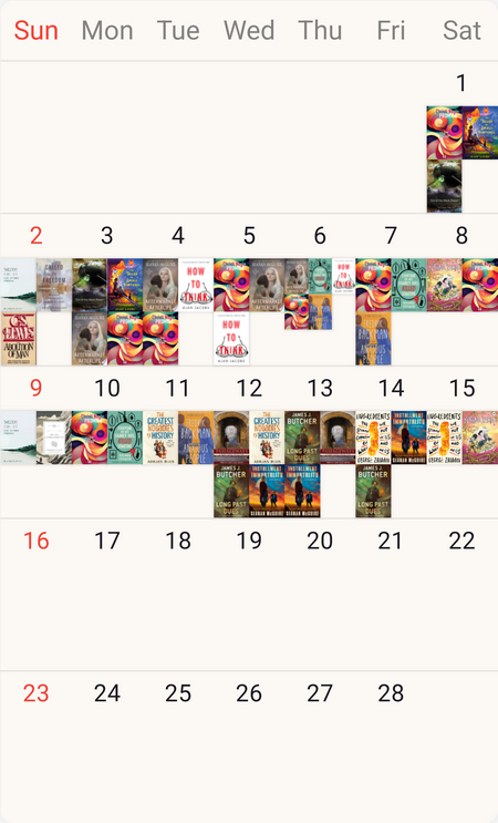 Week 2 February Calendar