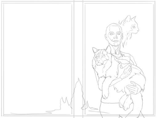 Pencil sketch of the Catamorphosis cover