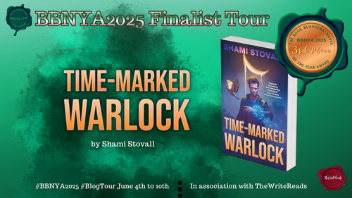 The Book Bloggers’ Novel of the Year Award Time-Marked Warlock Tour Banner
