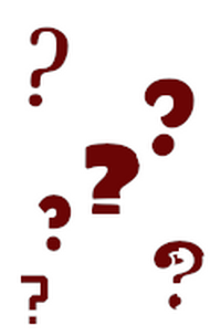 a collection of question marks