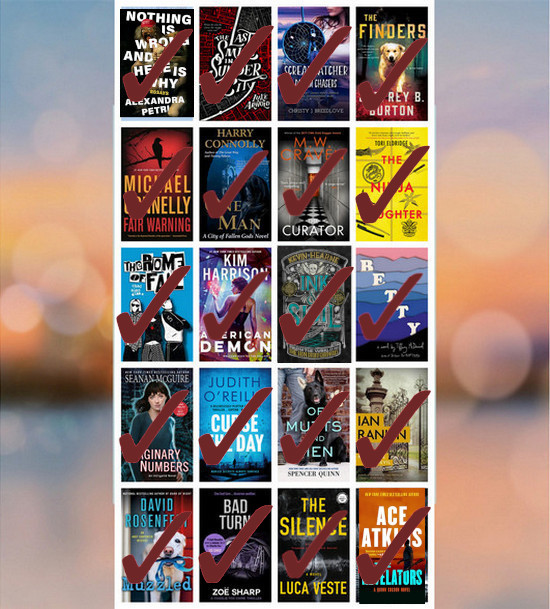 20 Books of Summer Chart Aug