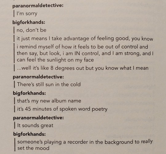 selection from page 56 of Lycanthropy and Other Chronic Illnesses